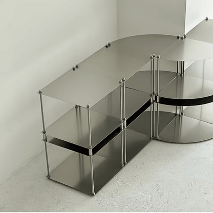 Industrial Stainless Steel Coffee Table